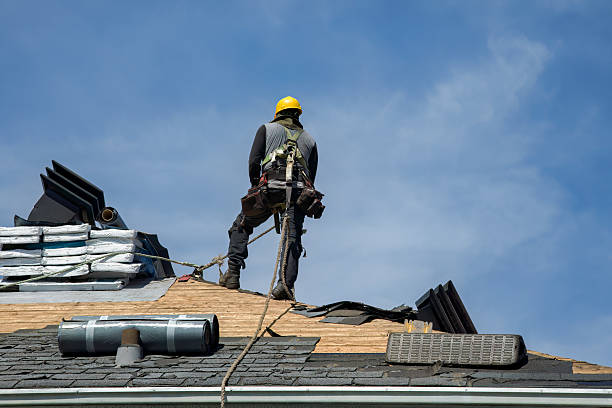Professional Roofing technician working in Rappahannock Academy, VA